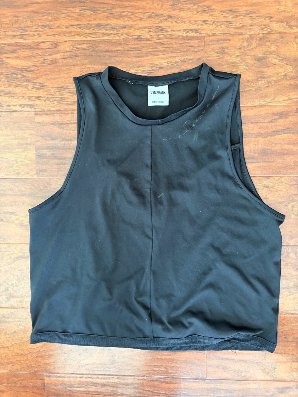 Gymshark Whitney Simmons V2 Black Women's Seamless Tank Top